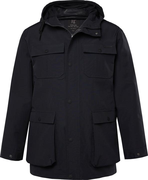 Produktbild JP1880 Regenjacke, wasserdicht, Kapuze, verdeckter Zipper (5XL)