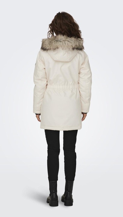 Image du produit Only Capuche avec bord en fausse fourrure amovible Poignets côtelés Parka Longue parka (XS)
