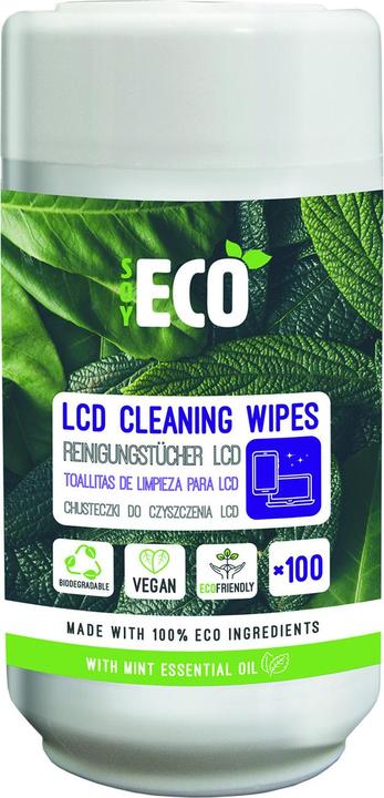 No Name Bildschirmreinigungstcher SOYECO, Eco, feucht, 100 Stck, kleine Tube (100 x)