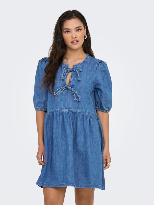 Actual product image Only Onlclara Puff Bow Dress Dnm Akm (S)