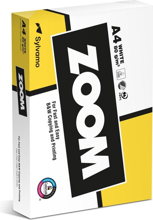 Actual product image Zoom Kopierpapier 80g 500 Blatt (80 g/m², 500 x, A4)