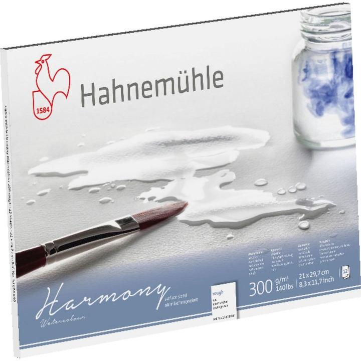 Actual product image Hahnemühle Harmony Watercolour A 4 rough 12 sheets 300 g (A4)