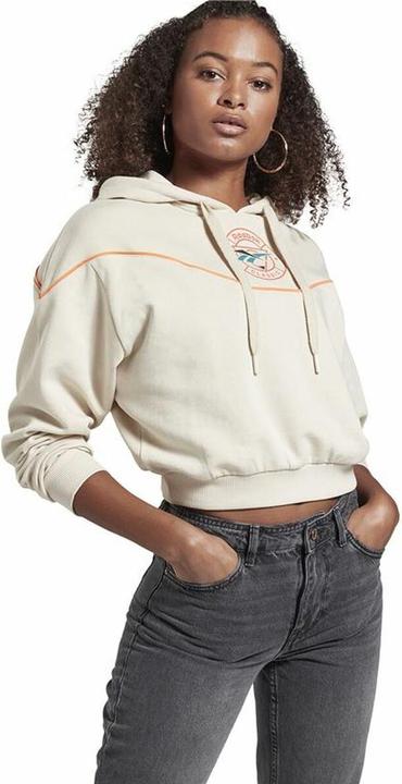 Produktbild Reebok Damen Sweater mit Kapuze Classic Trail Beige (M)