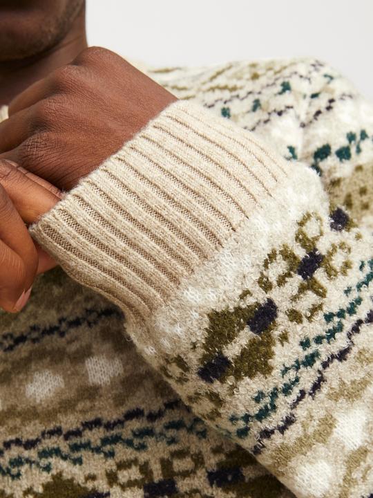 Produktbild Jack & Jones All Over Print Strickpullover Strickpullover (S)