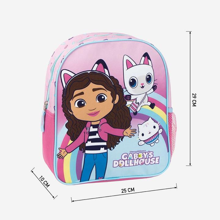 Produktbild Gabby's Dollhouse Kinderrucksack Schule, rosa