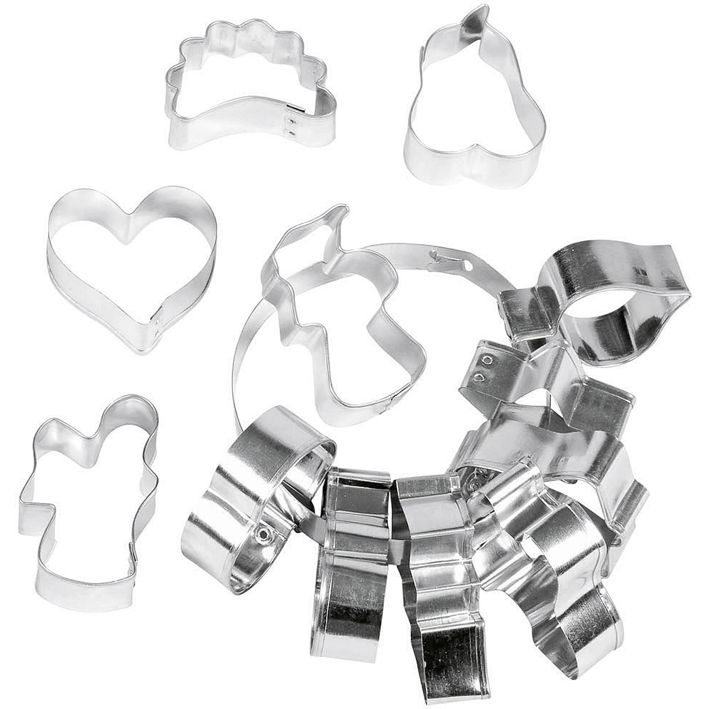 Lares Ausstecher 12 Motive am Ring, Ausstechformen, Weiss