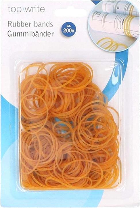 Topwrite Elastic Bands Natural 200pcs (200 pcs.)