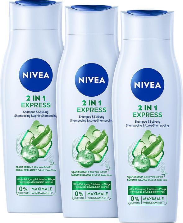 Produktbild NIVEA 2in1 Express (750 ml, Flüssiges Shampoo)