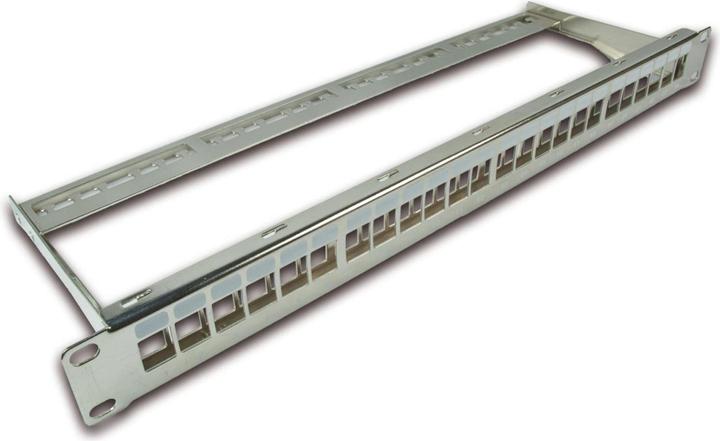 Wirewin 24-port 1 U patch panel, shielded
