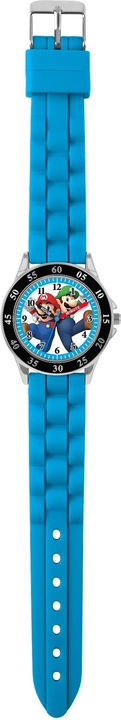 Immagine prodotto Disney Mario Orologio analogico al quarzo con cinturino in silicone GSM3044 (Orologio da polso analogico)
