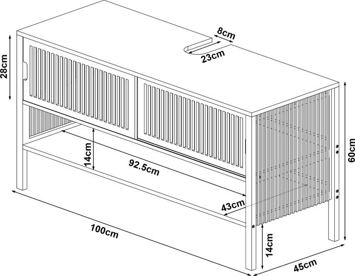Actual product image En.Casa Hvaler (60 x 100 x 45 cm)
