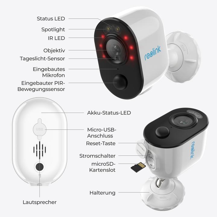 Produktbild Reolink Argus B310 (2304 x 1296 Pixels)