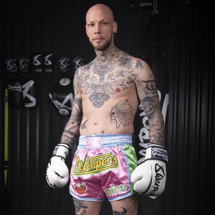 Actual product image 8Weapons 8 WEAPONS Muay Thai Shorts - Yummy green XL (XL)