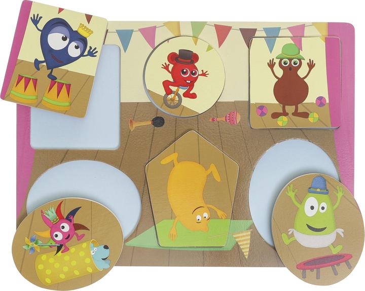 Actual product image Teddykompaniet Babblarna - Emotion puzzle - (TK13069)