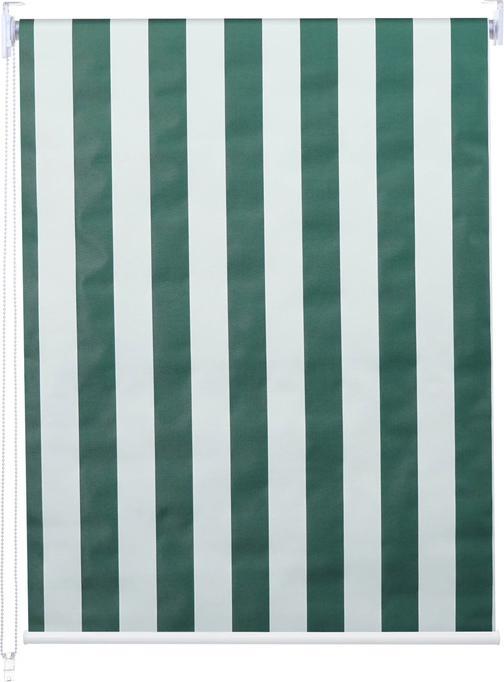 Produktbild Swisshandel24 Rollo, Fensterrollo Seitenzugrollo Jalousie, Sonnenschutz Verdunkelung blickdicht 70x160cm - grün/we (70 x 160 cm)