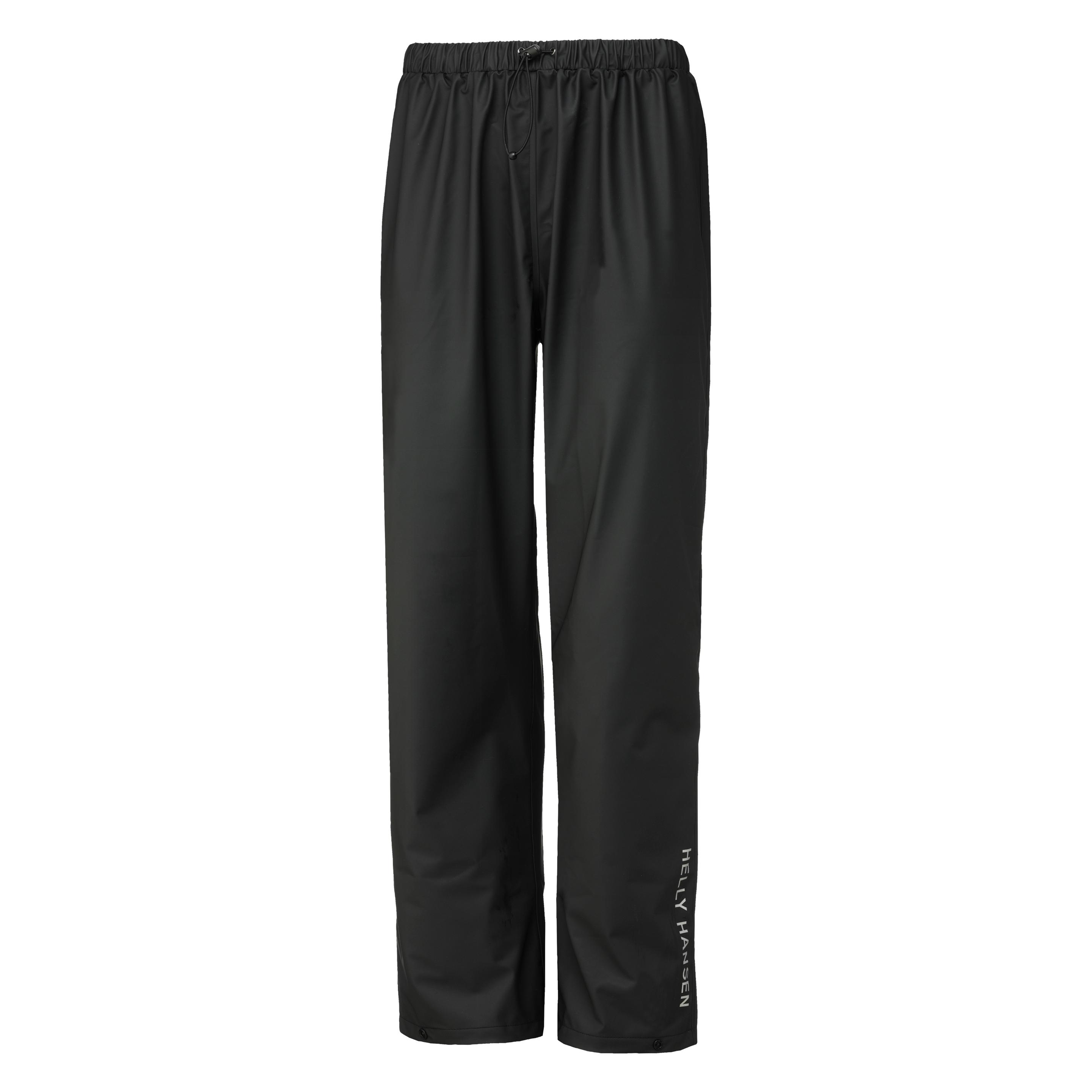 Helly Hansen Workwear, Mannen, Buitenbroek, Voss Regenbroek Zwart 4XL (4XL), Zwart