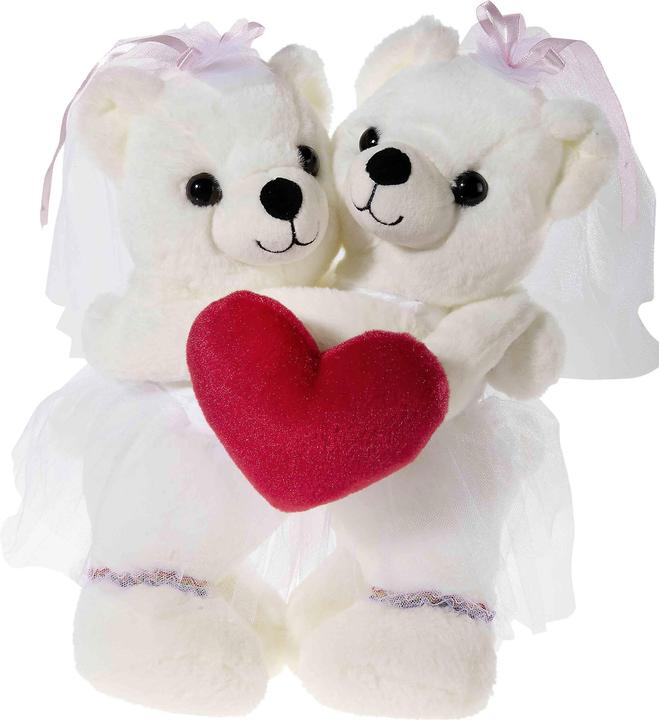 Image du produit Heunec COUPLE OURS DE MARIAGE Ourse + Ourse (30 cm)