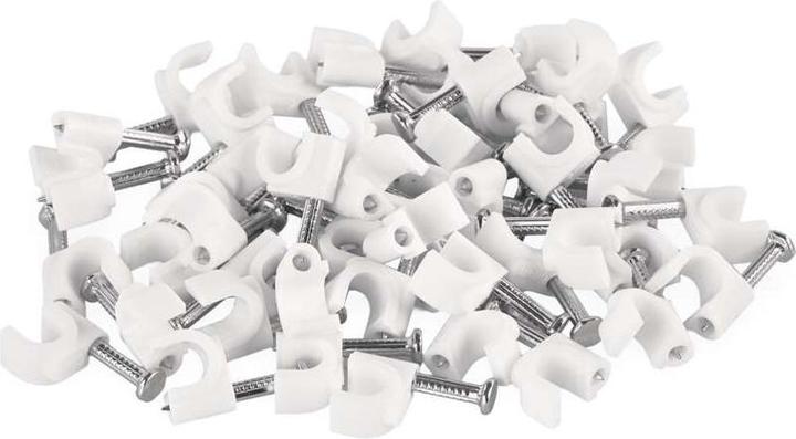 Produktbild Emos Kabelschelle 6 mm, weiss, 50 Stk