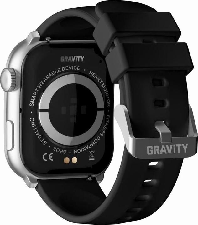 Actual product image Gravity Smartwatch Damski GT28-9 Pasek + Bransoleta Czarno Srebrny