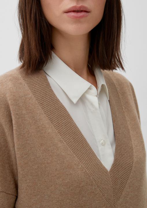 Immagine prodotto s.Oliver Strickpullover Kaschmirpullover mit V-Ausschnitt (40)