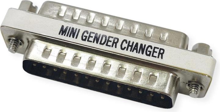Produktbild Value Mini Gender Changer, DB25 ST/ST