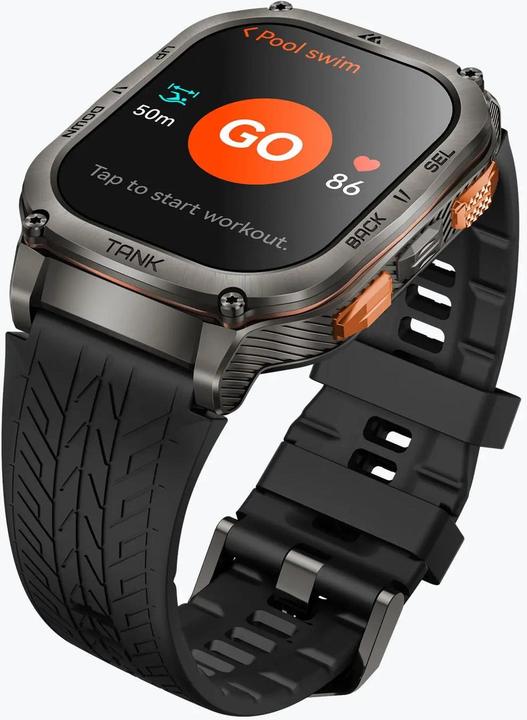 Produktbild Kospet 13000018000 Smart Watch TANK M3 Ultra 19 AMOLED Black