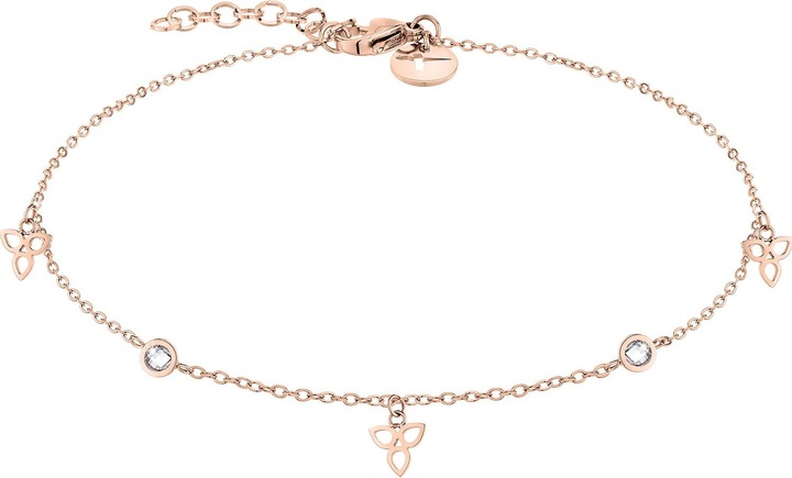 Actual product image Tamaris Fashion bronze leg bracelet with zircons TJ-0015-A-27 (L) (Stainless steel, 24 cm)
