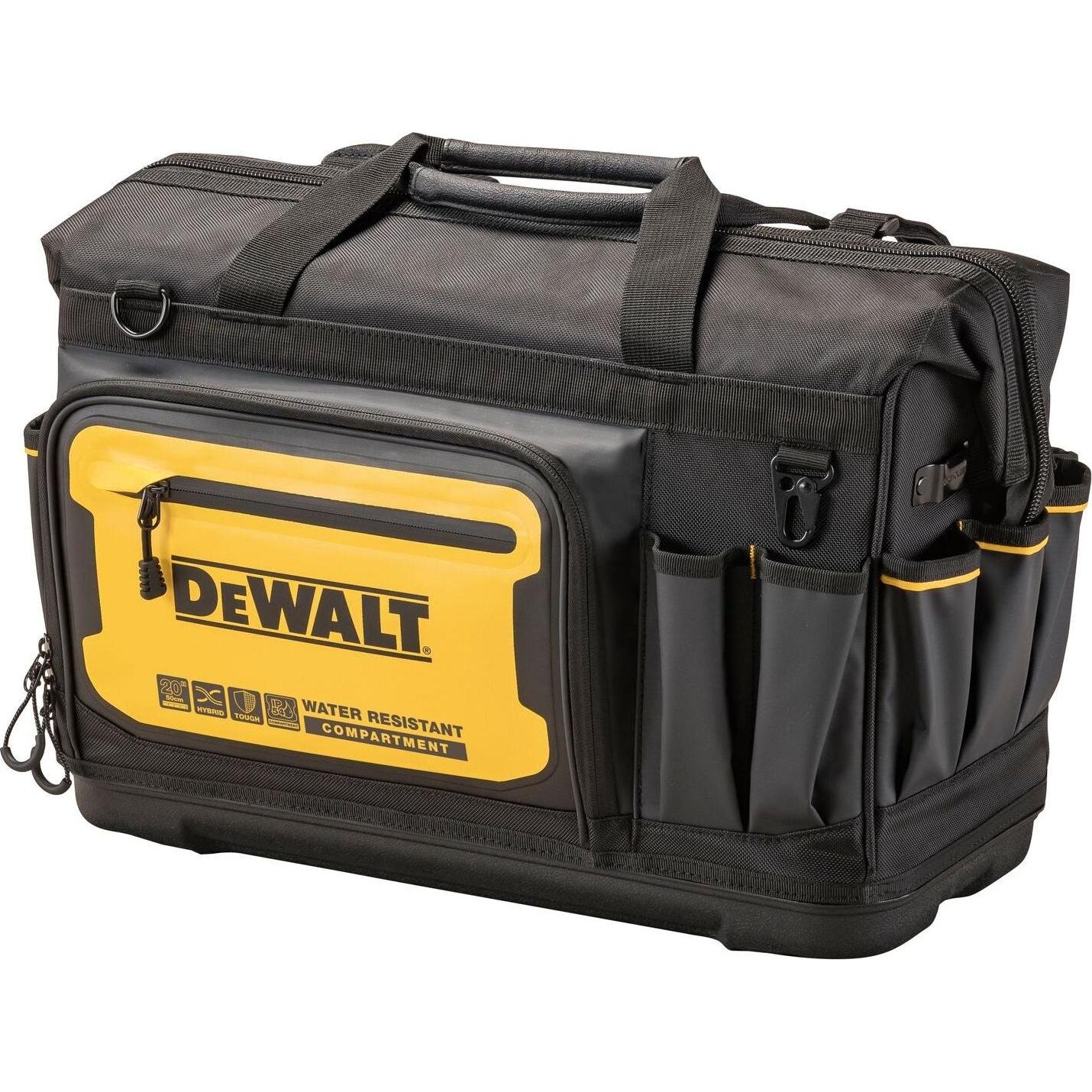 DeWalt, Cassetta degli attrezzi, Borsa porta attrezzi da 16" con 19 tasche della serie Soft Storage