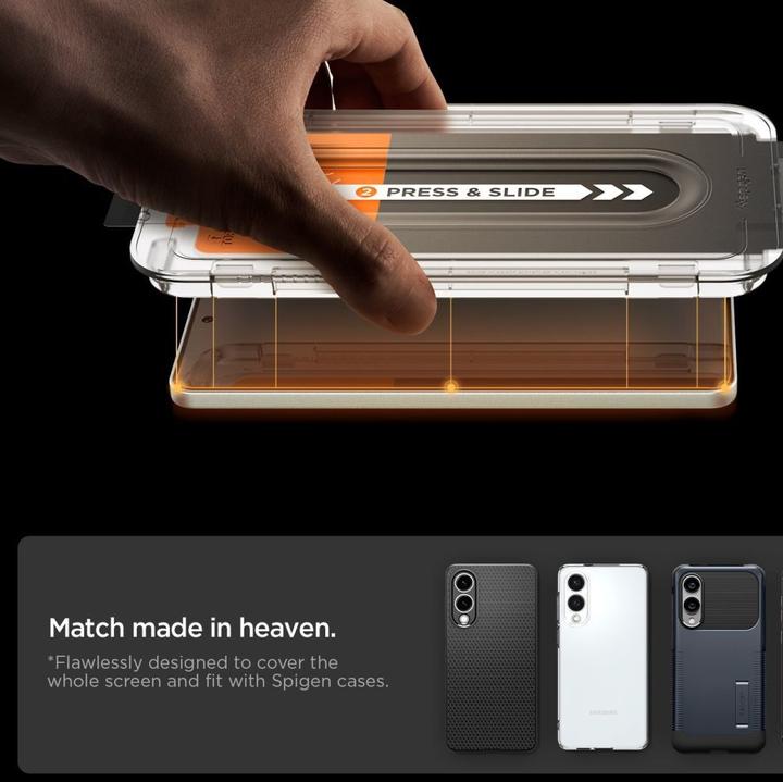 Produktbild Spigen - Glas.tR EZ-FIT Pro - Samsung Galaxy S25 Edge - Clear (1 Stück, Samsung Galaxy S25 Edge)