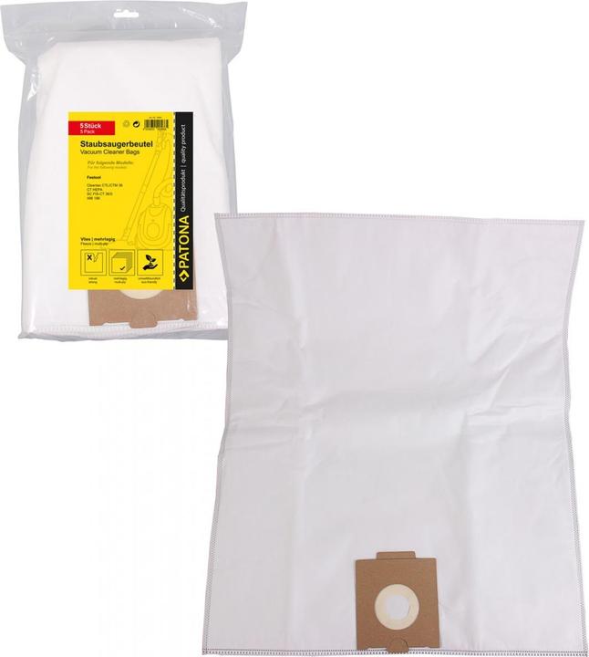Flickbee Sacs à poussière en non-tissé pour Festool CT36/CTL36 (5 pcs.)