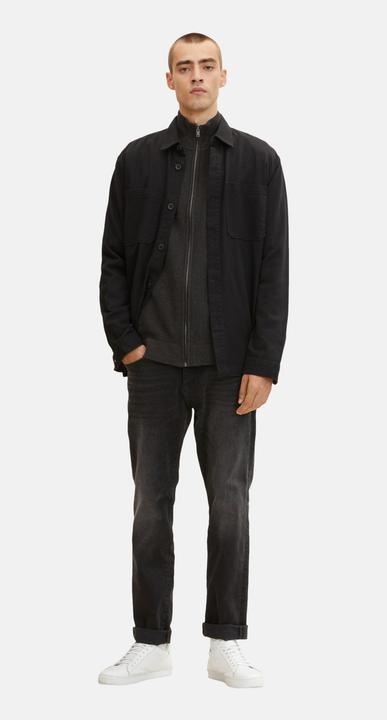 Produktbild Tom Tailor Jacke Strickjacke mit Stehkragen und seitlichen Eingrifftaschen (S)