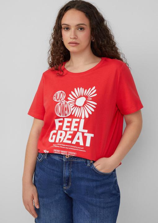 Produktbild S.Oliver T-Shirt Baumwollshirt mit Frontprint (54)