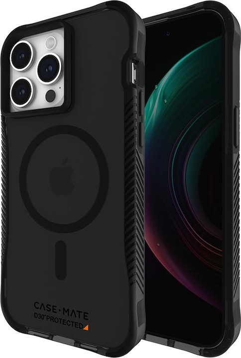 Produktbild Case-Mate Tough Grip Plus D3O MagSafe - iPhone 15 Pro Max Hülle (Rauch/Schwarz) (Apple iPhone 15 Pro Max)