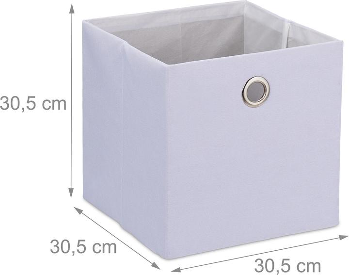 Image du produit Relaxdays 2x boîte de rangement (30.5 x 30 x 30.5 cm, 27 l)