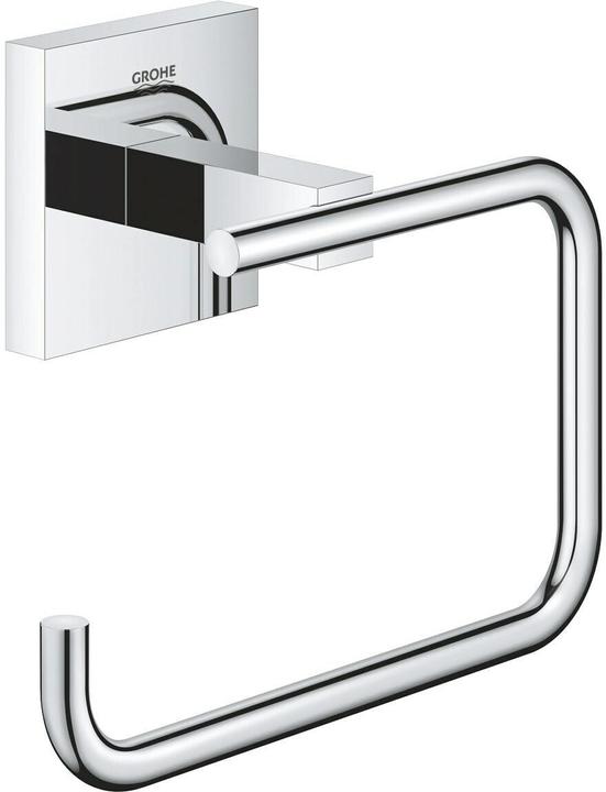 Grohe Start Cube QuickFix distributeur de papier toilette, sans couvercle, adhésif, chromé