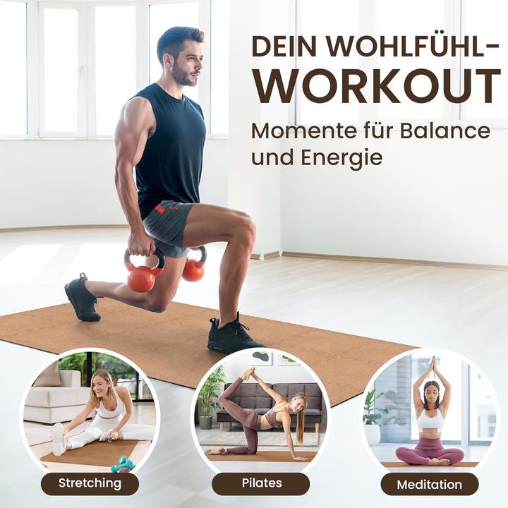 Produktbild BeMaxx 18er-Set Schutzmatten für Fitness (1 cm)