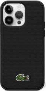 Actual product image Lacoste LCHMP15XPVCK iPhone 15 Pro Max 6.7" czarny/black hardcase Iconic Petit Pique MagSafe (Apple iPhone 15 Pro Max)