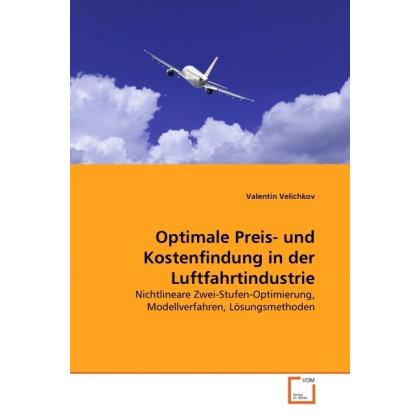 Optimale Preis- und Kostenfindung in der Luftfahrtindustrie, Fachbücher