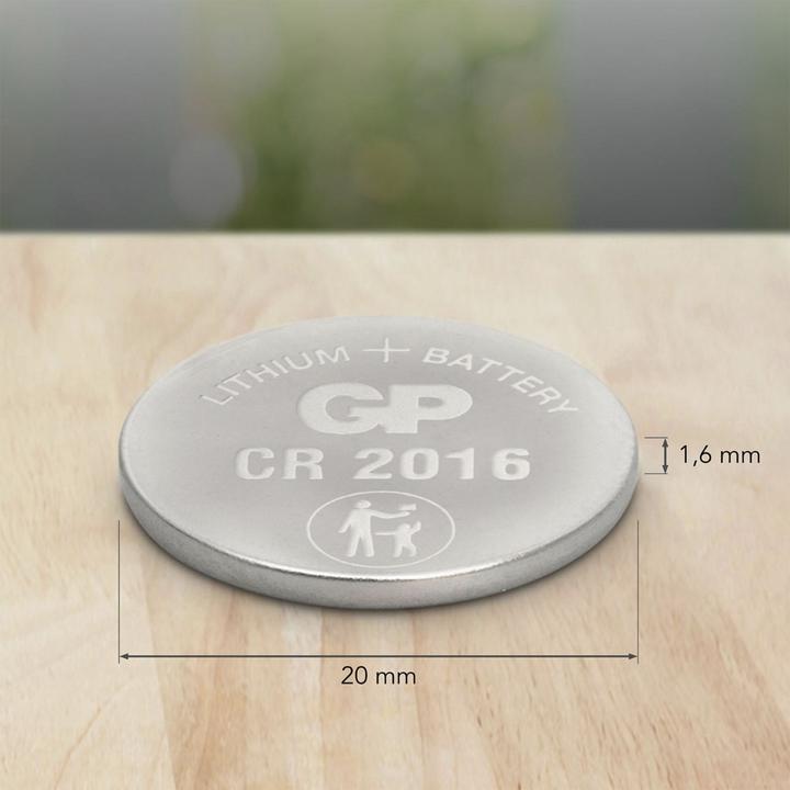 Produktbild GP Batteries Lithium Cell (5 Stk., CR2016, 90 mAh)