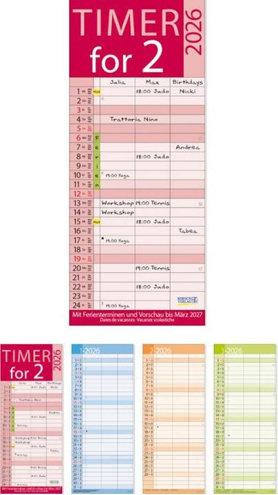Produktbild Timer for 2 Lifestyle (19 x 46 cm, Harter Einband, Englisch, Französisch)