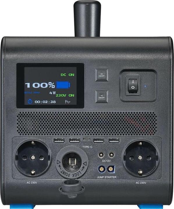 Produktbild Ective BlackBox 10 Lithium Powerstation 1000W 1036Wh Akku USB 12V 230V Camping (1037 Wh, 15 kg)