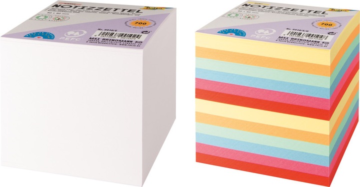 Actual product image Folia Paper note box (9 x 9 x 9 cm)