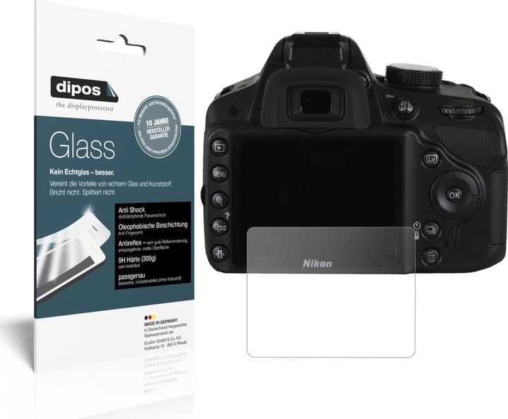Actual product image Dipos Screen Protector Anti-Shock (Screen protector, Nikon D3200)