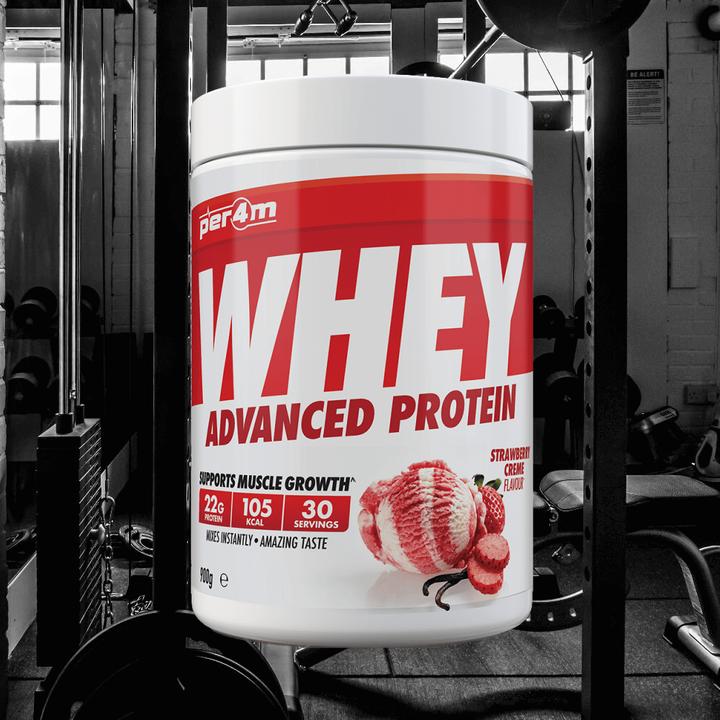 Produktbild Per4m Whey Advanced Protein (900 g, Erdbeere)