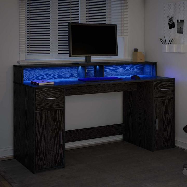 Image du produit vidaXL LED Schreibtisch (160 x 55 x 91 cm)