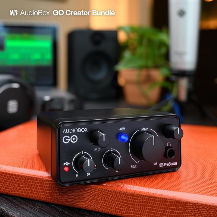 Image du produit PreSonus AudioBox GO Creator Bundle (USB)