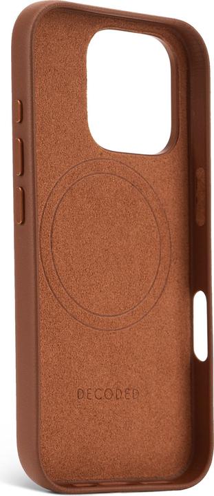 Actual product image Decoded Leather Backcover (Apple iPhone 16 Pro)