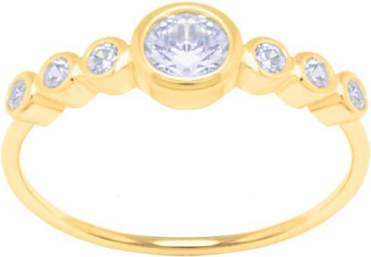 Produktbild Candy Ring Cara, 925 Sterling Silber, vergoldet (60, 925 Silber)