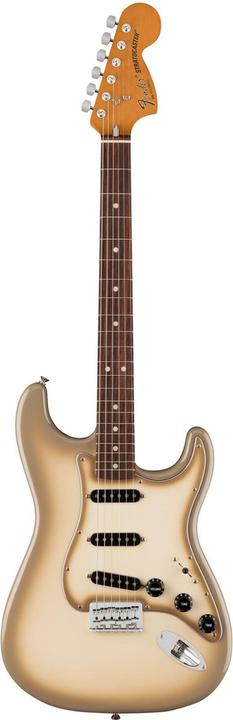 Produktbild Fender Kotflügel 70. Jubiläum Vintera II Stratocaster, Antigua RW mit Koffer (E-Gitarre, Rosenholzgriffbrett, Erlenholzkörper, Ahornhals)