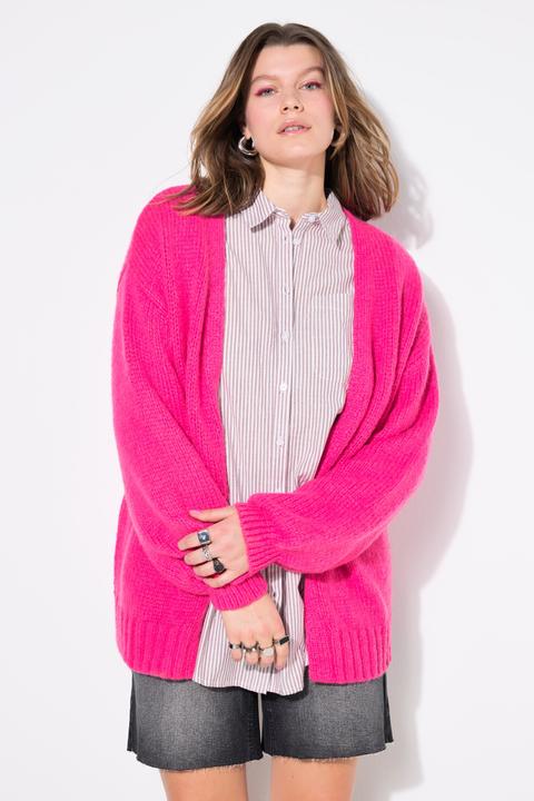 Image du produit Studio Untold Cardigan oversize, maille confortable, coupe ouverte (58)